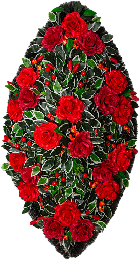 Венок ритуальный 110 см