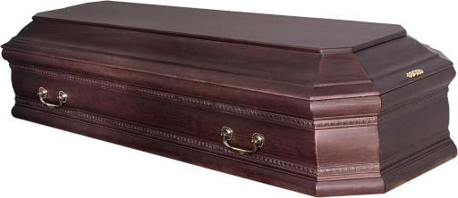 Гроб "Бергамо" 8-и гранный венге