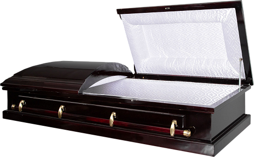 Гроб "Князь" 4-х гранный вишня