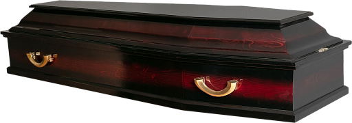 Гроб "Стандарт" 6-и гранный темный