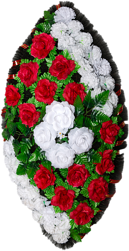 Венок ритуальный 128 см