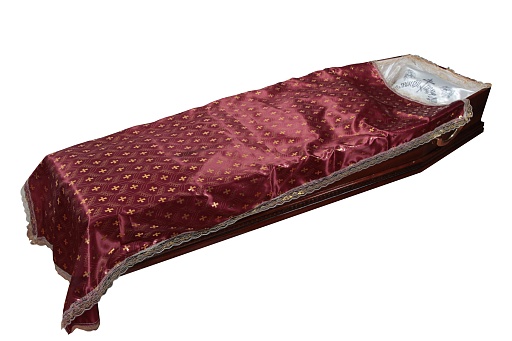 Покрывало в гроб золотые кресты